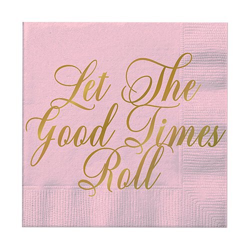 Let the Good Times Roll Cocktail Napkins