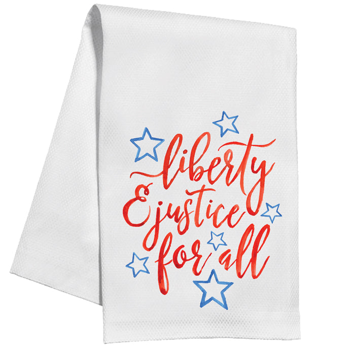 Sold Out - Liberty and Justice For All Bar Cart Towel