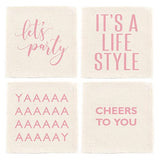 Sold Out - Let's Party Canvas Coasters