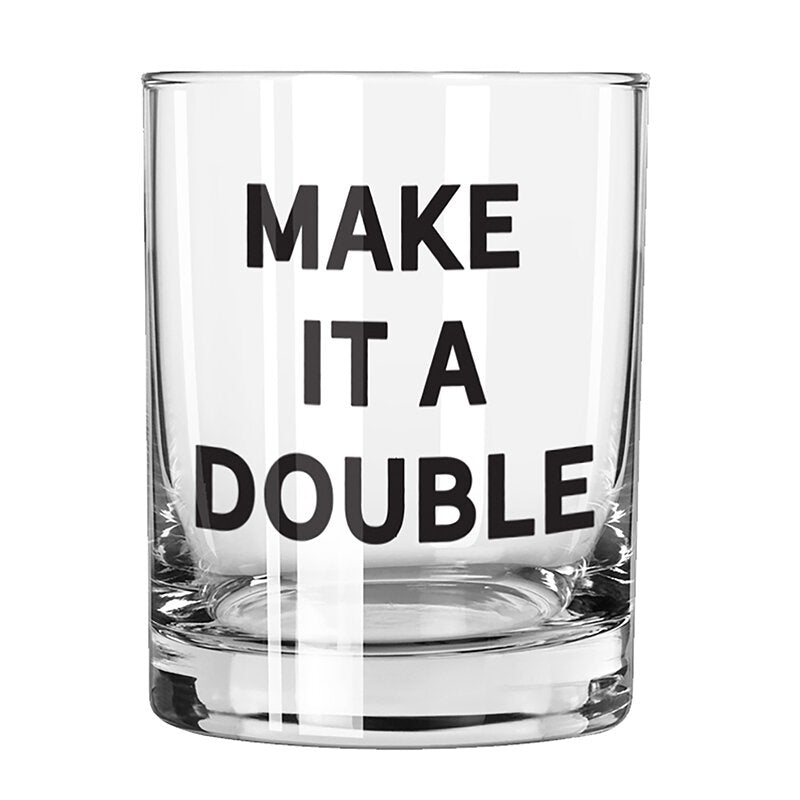 Sold Out - Make It a Double Rocks Glass