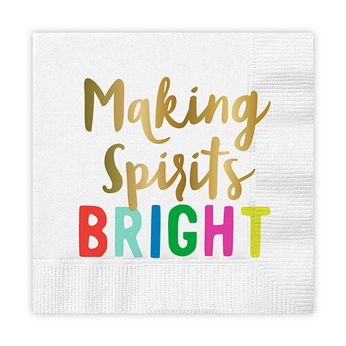 Sold Out - Making Spirits Bright Cocktail Napkins