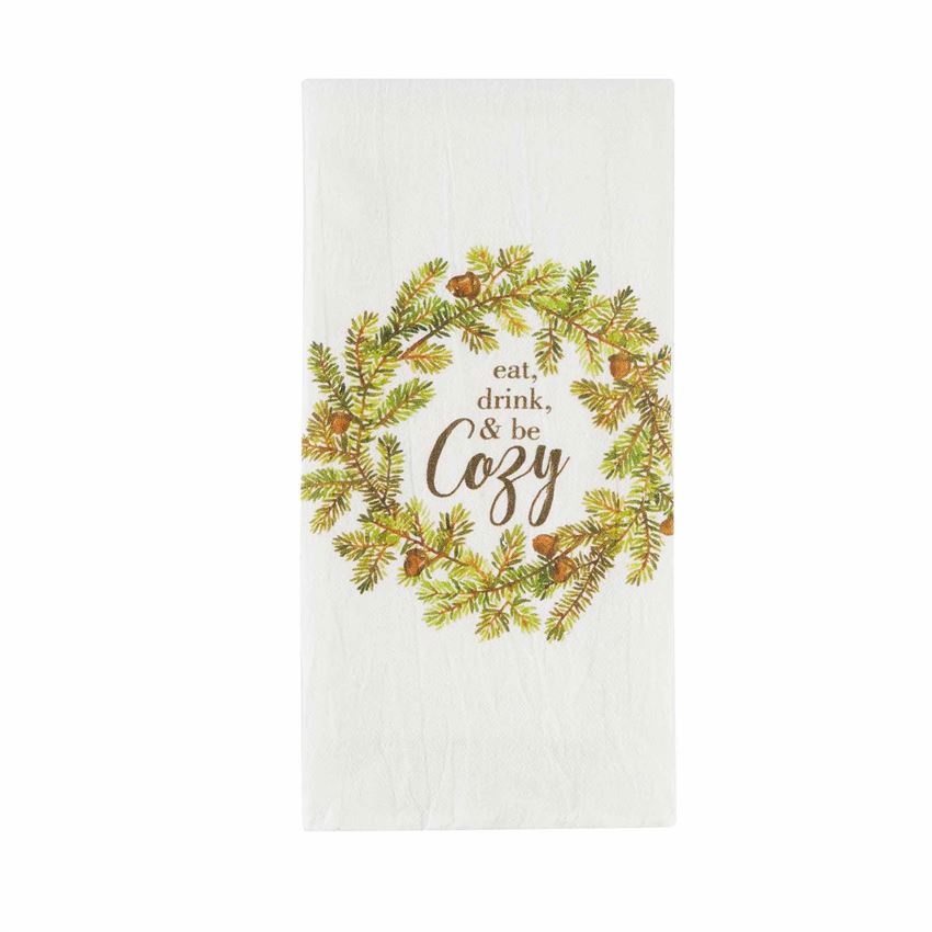Sold Out - Eat Drink & Be Cozy Bar Cart Towel
