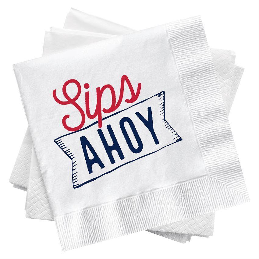 Sold Out - Sips Ahoy Cocktail Napkins