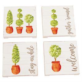 Sold Out - Topiary Coaster Set
