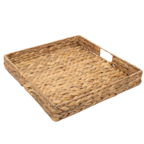 Sold Out - Natural Rattan Square Tray
