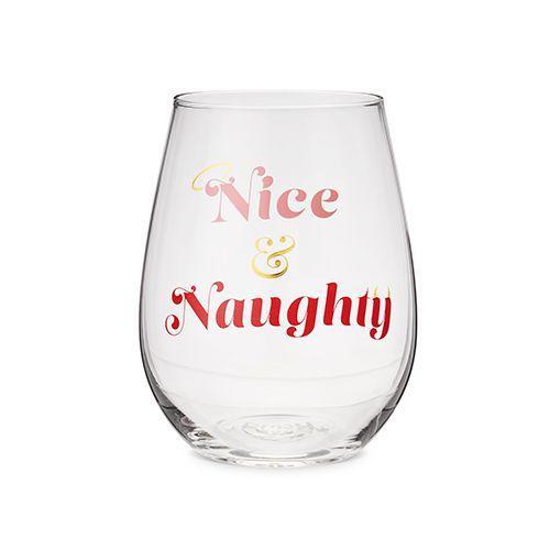 Sold Out - Naughty & Nice Wine Glass