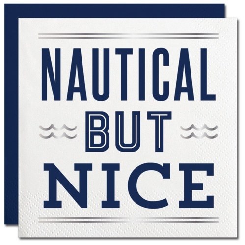 Sold Out - Nautical But Nice Cocktail Napkins