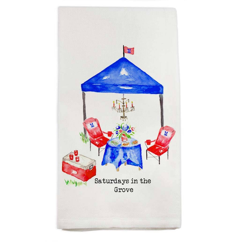 Sold Out - Ole Miss Saturdays Bar Cart Towel