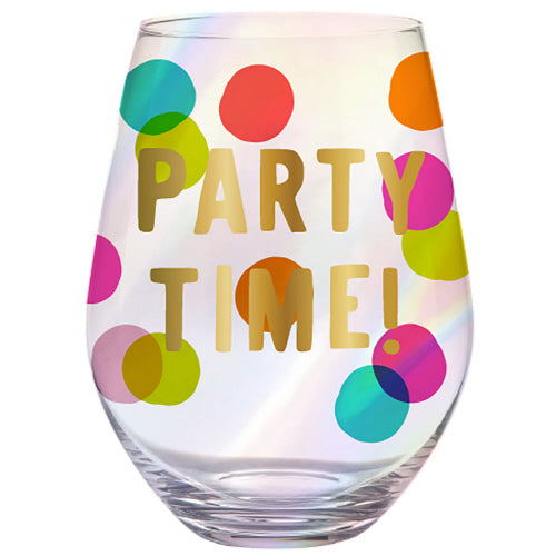 Sold Out - Party Time Jumbo Wine Glass