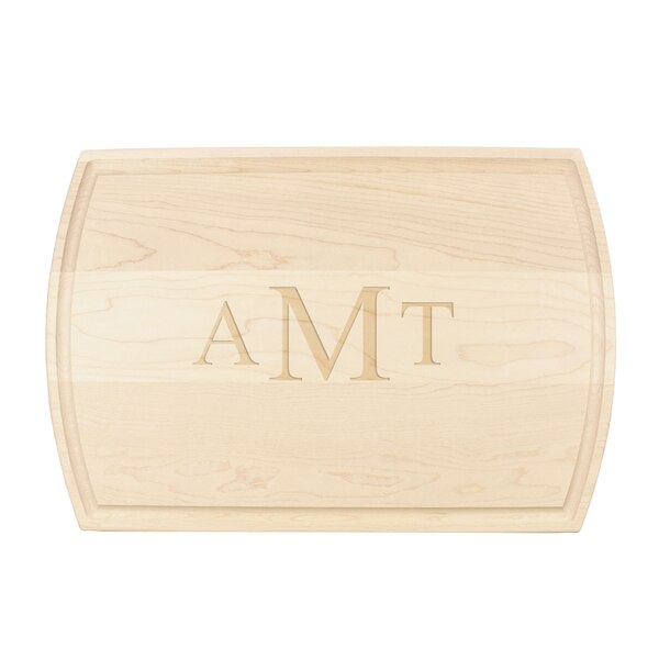Sold Out - Monogrammed Maple Cutting Board