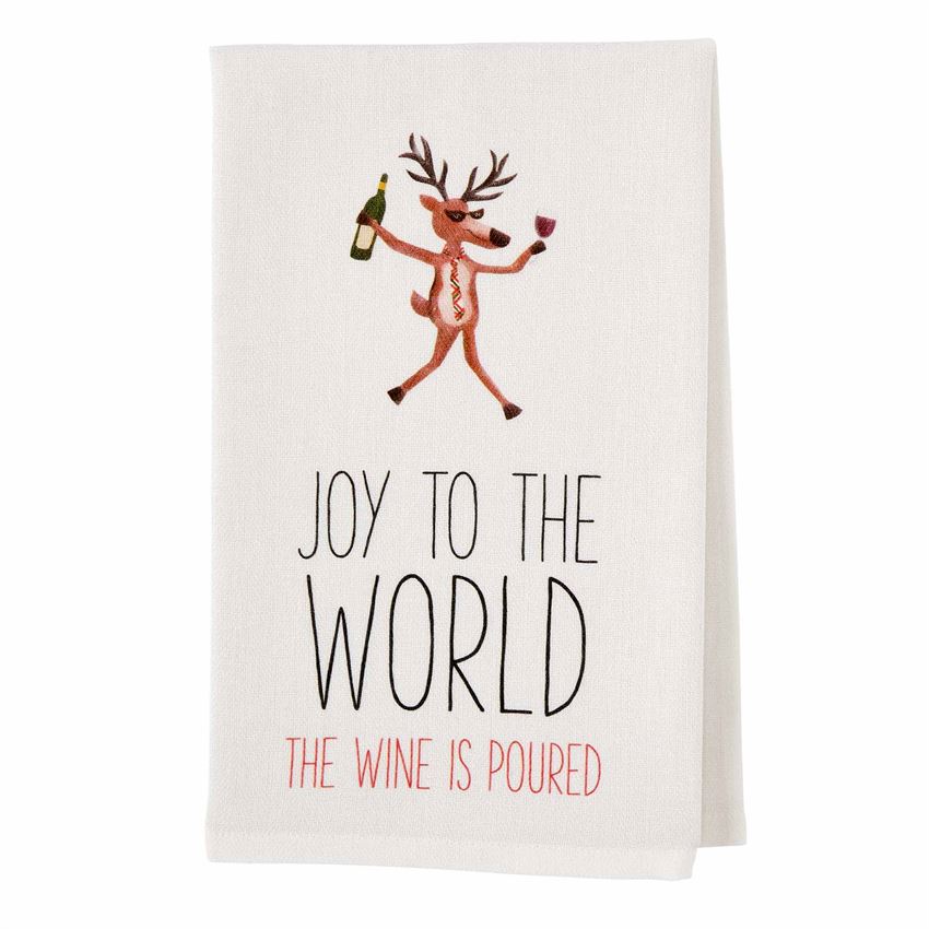 Sold Out - Reindeer Drinking Bar Cart Towel