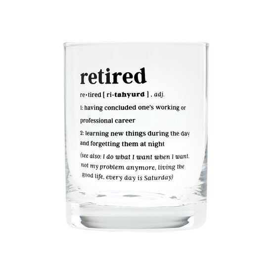 Sold Out - Retired Definition Rocks Glass