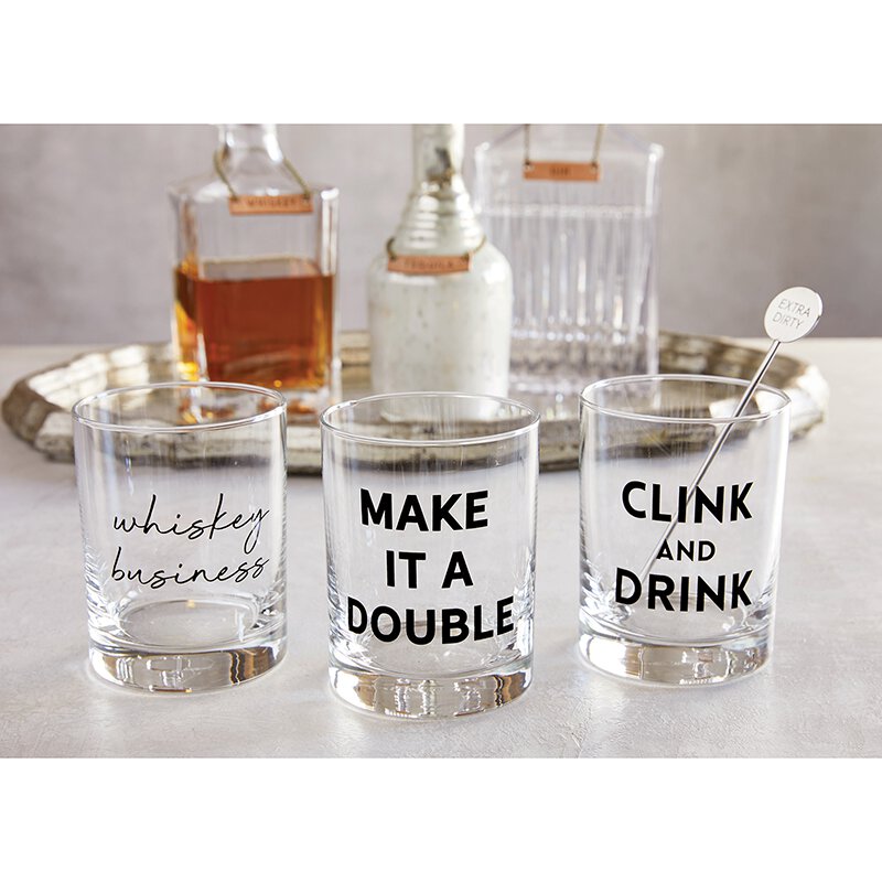 Sold Out - Make It a Double Rocks Glass