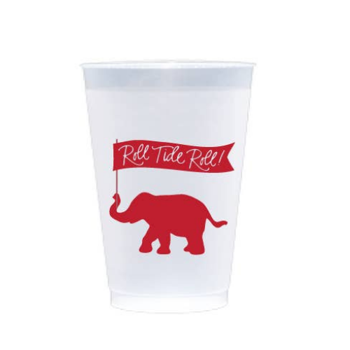 Sold Out - Alabama Crimson Tide Frosted Cups Set/12