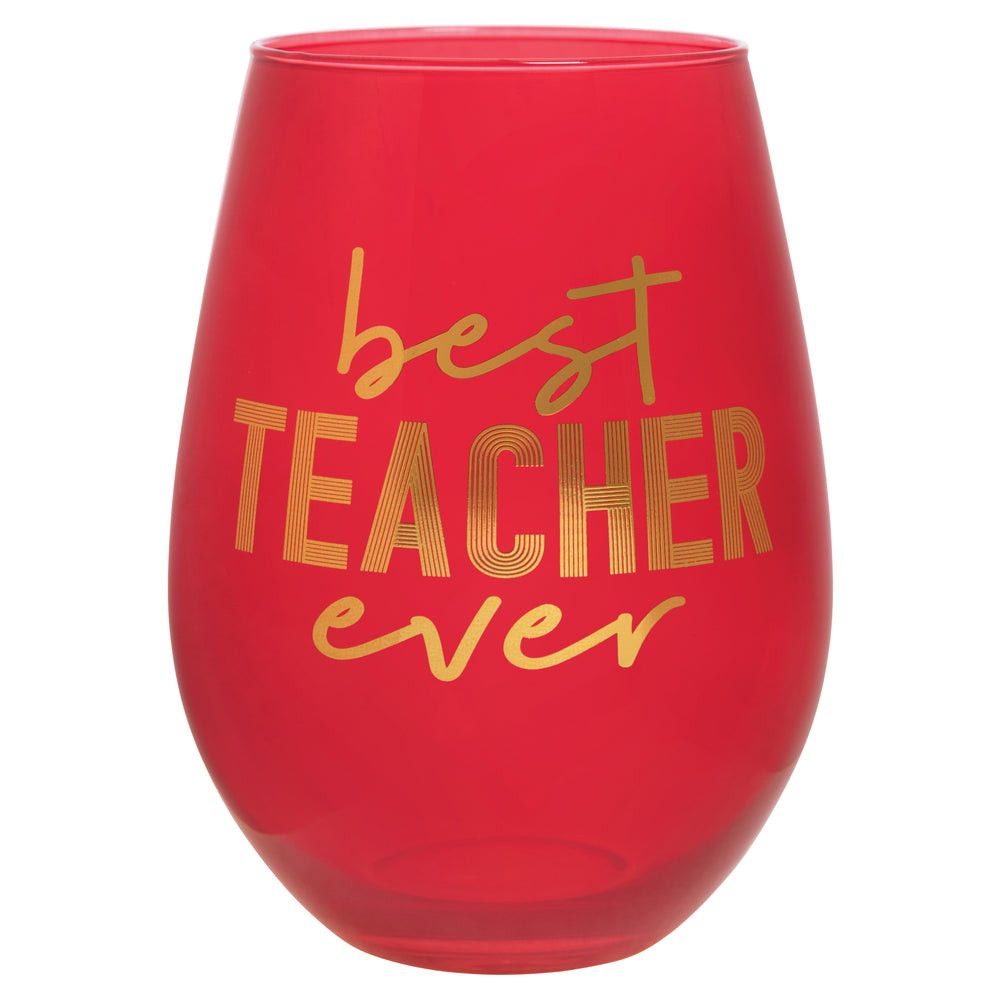 Sold Out - Best Teacher Ever Jumbo Wine Glass