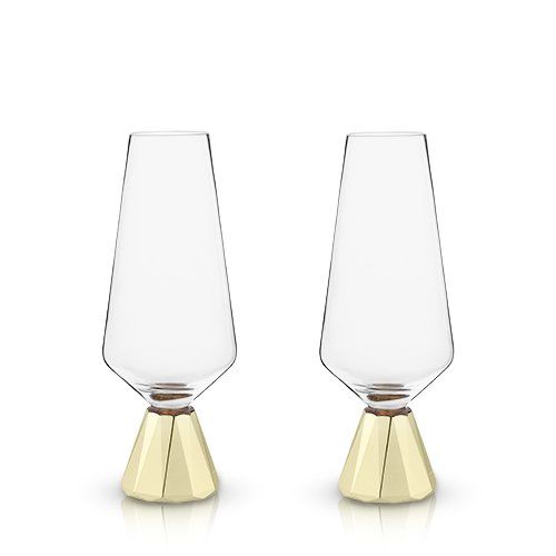 Sold Out - Spire Crystal Champagne Flutes