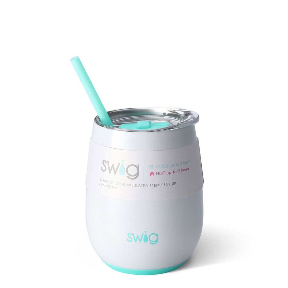 Sold Out - Swig Life Wine Tumbler - White