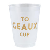 Sold Out - To Geaux Frosted Cups Set/8