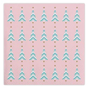 Christmas Tree Pattern Cocktail Napkins