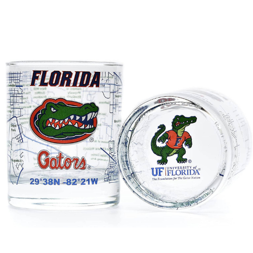 Sold Out - Florida Gators Map Rocks Glass