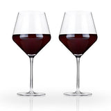 Sold Out - Crystal Burgundy Glasses